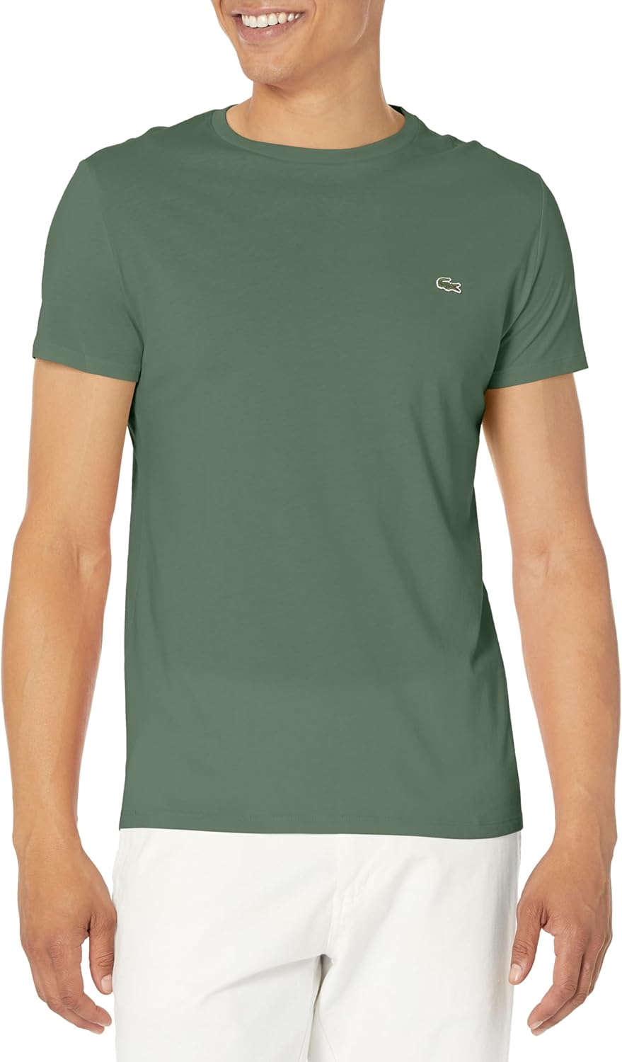 Lacoste Men's Short Sleeve Crew Neck Pima Cotton Jersey T-Shirt