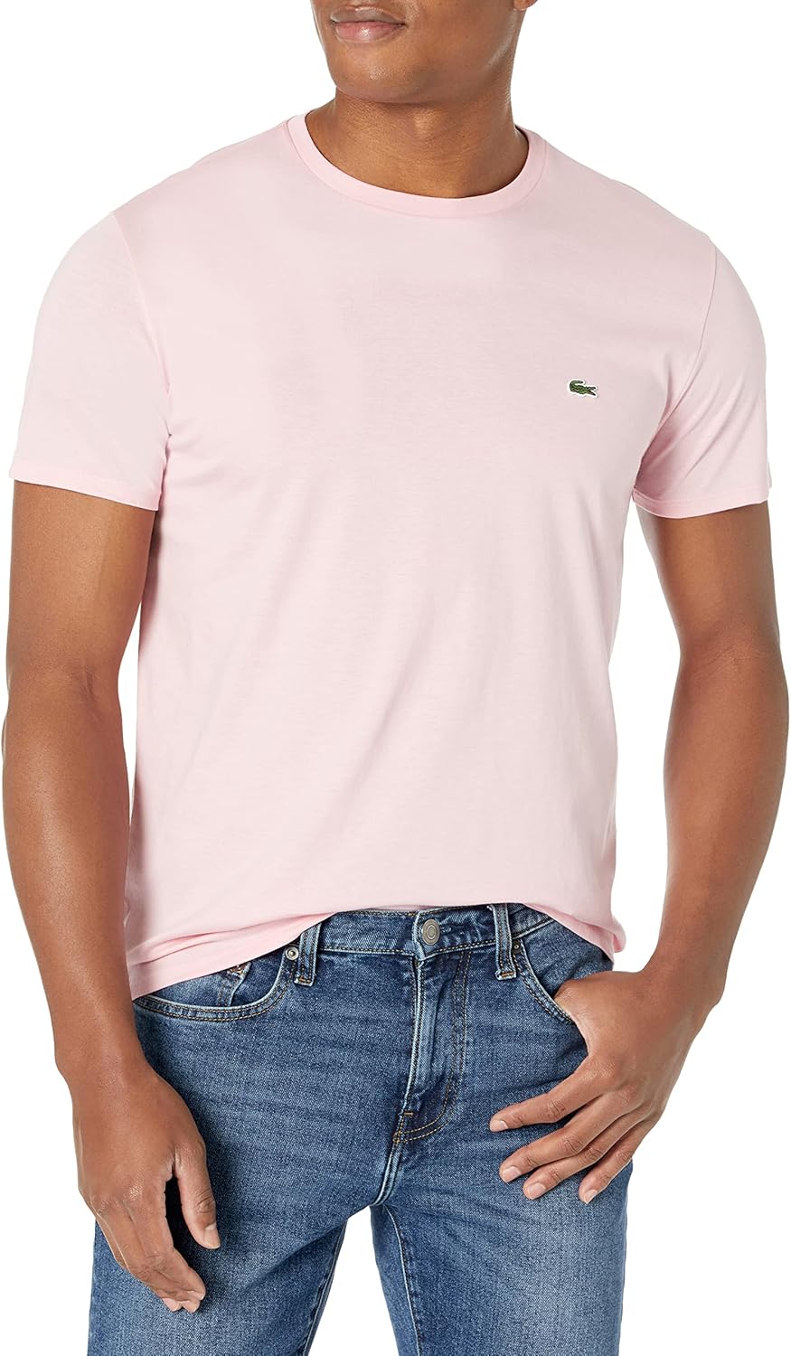 Lacoste Men's Short Sleeve Crew Neck Pima Cotton Jersey T-Shirt