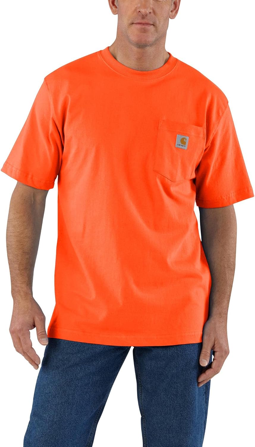 Carhartt Men's Loose Fit Heavyweight Short-Sleeve Pocket T-Shirt