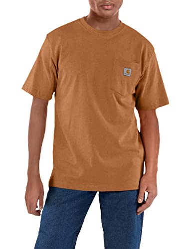 Carhartt Men's Loose Fit Heavyweight Short-Sleeve Pocket T-Shirt