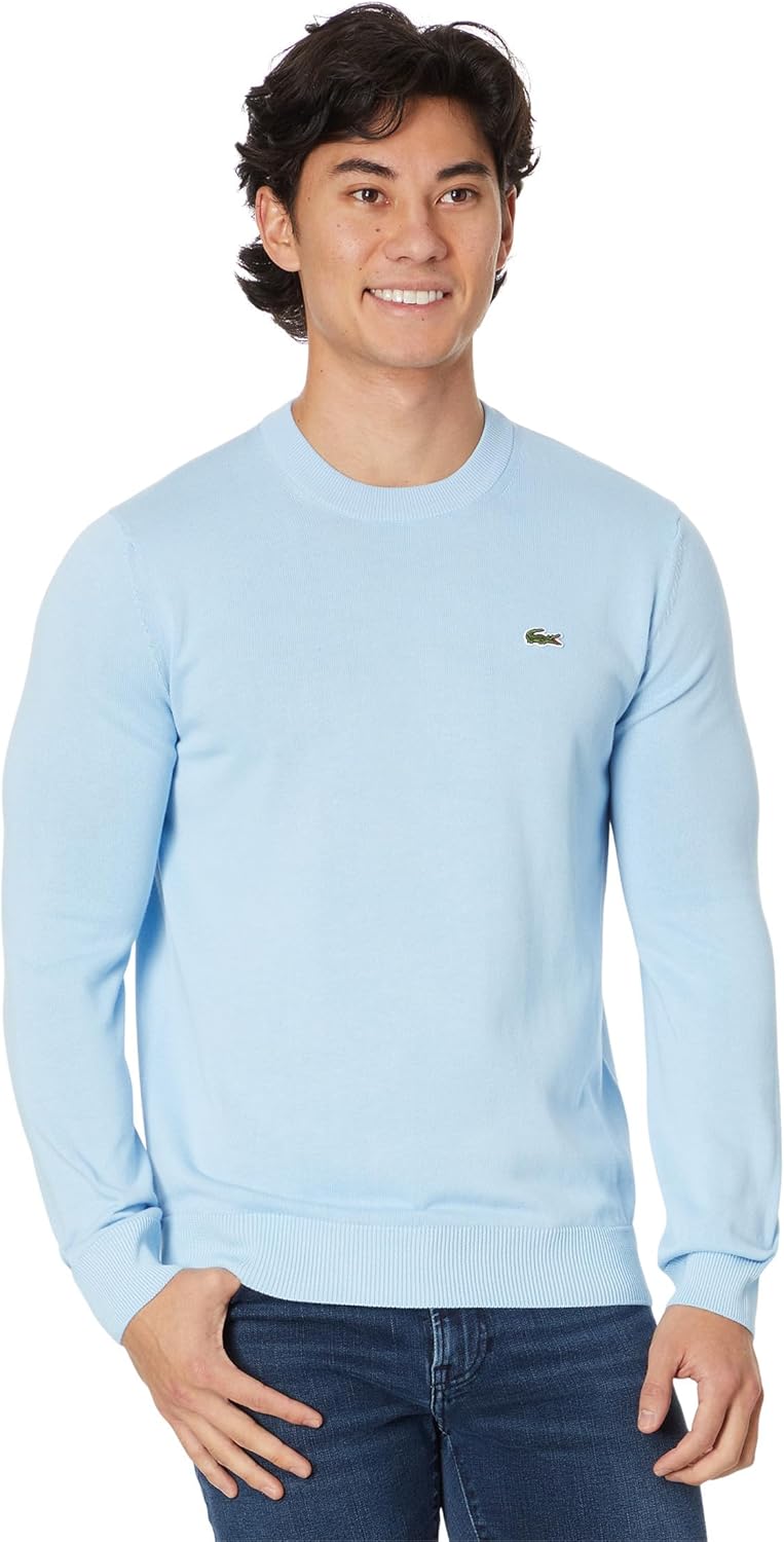 Lacoste Men's Long Sleeve Crew Neck Regular Fit Sweater