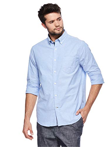 Nautica Men's Classic Fit Stretch Solid Long Sleeve Button Down Shirt