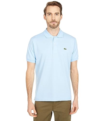 Lacoste Men's Short Sleeved Ribbed Collar Shirt