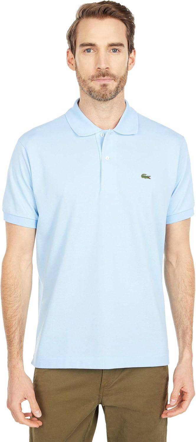 Lacoste Men's Short Sleeved Ribbed Collar Shirt