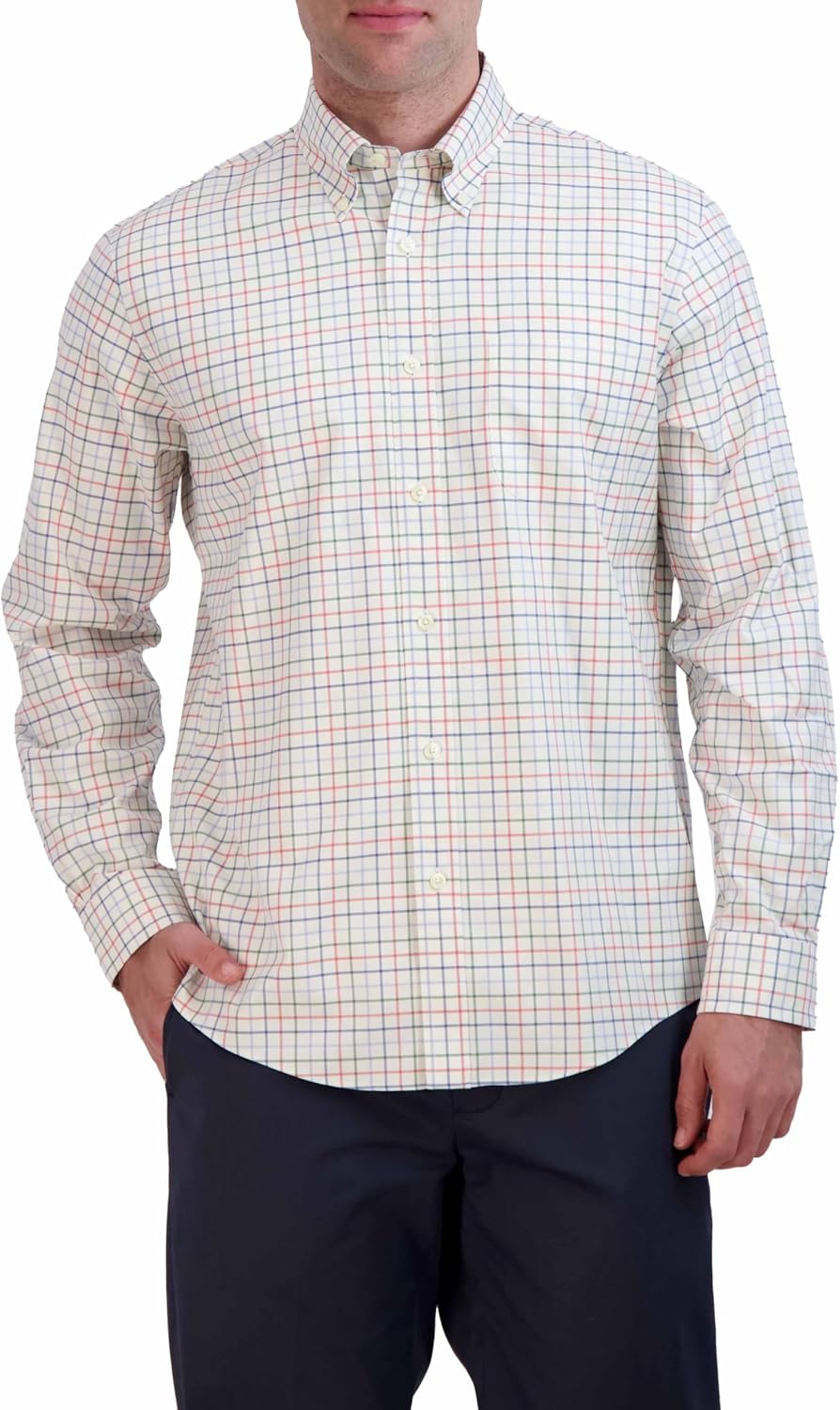 Brooks Brothers Men's Non-Iron Long Sleeve Button Down Sport Shirt