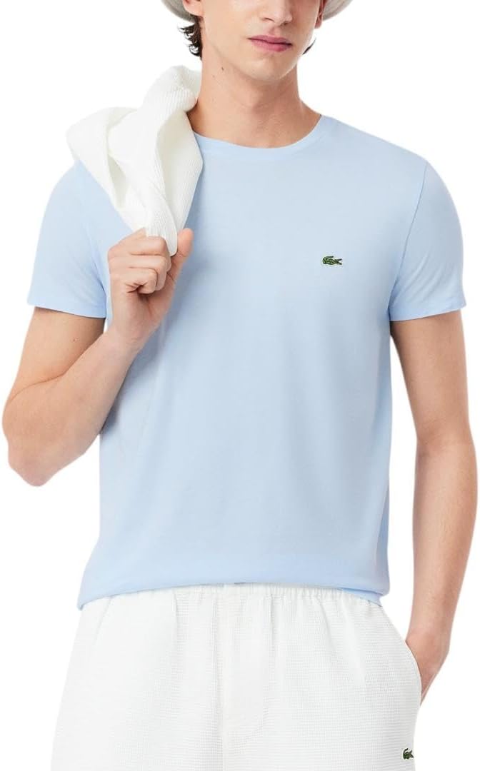 Lacoste Men's Short Sleeve Crew Neck Pima Cotton Jersey T-Shirt