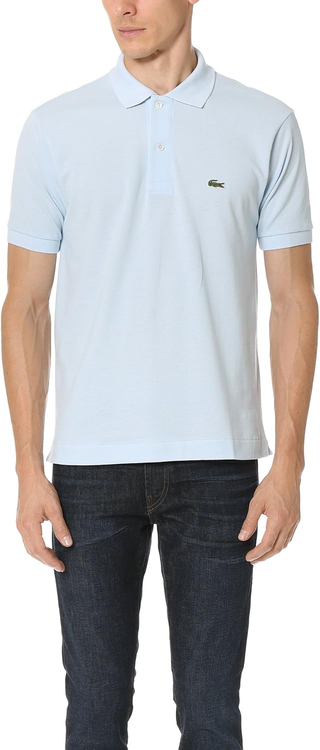 Lacoste Men's Short Sleeved Ribbed Collar Shirt