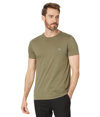 Lacoste Men's Short Sleeve Crew Neck Pima Cotton Jersey T-Shirt