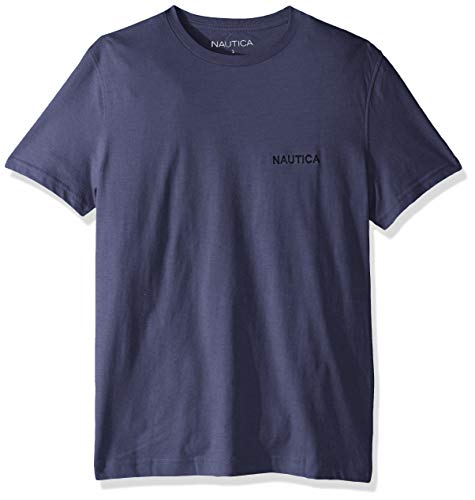 Nautica Men's Short Sleeve Solid Crew Neck T-Shirt