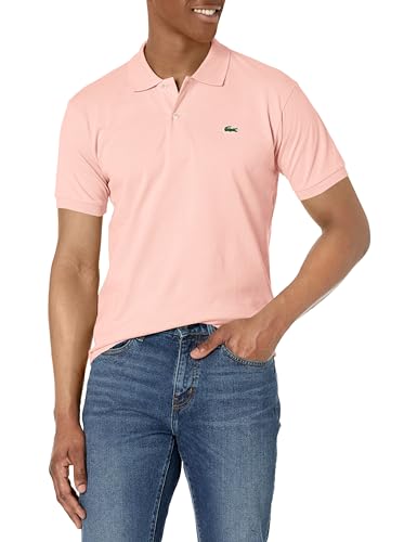 Lacoste Men's Short Sleeved Ribbed Collar Shirt