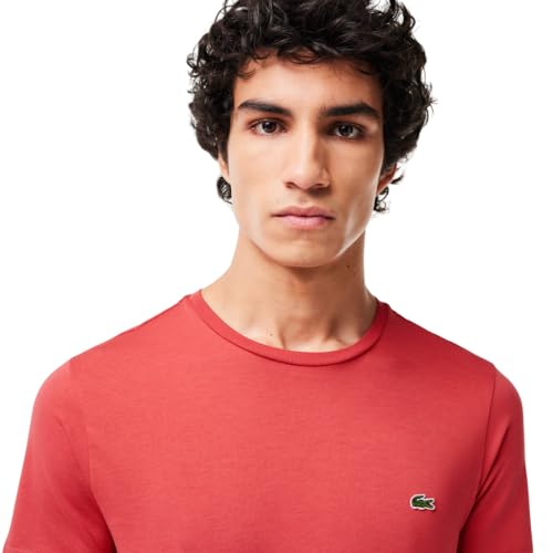 Lacoste Men's Short Sleeve Crew Neck Pima Cotton Jersey T-Shirt