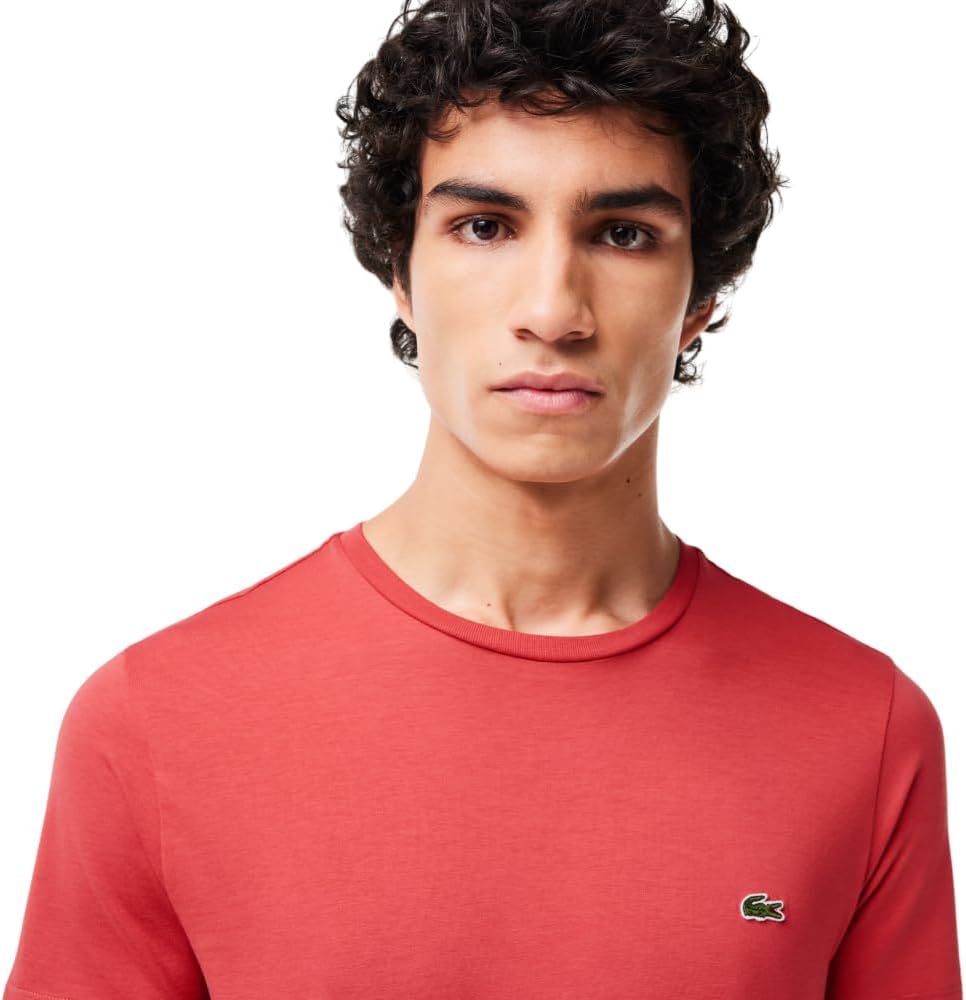 Lacoste Men's Short Sleeve Crew Neck Pima Cotton Jersey T-Shirt