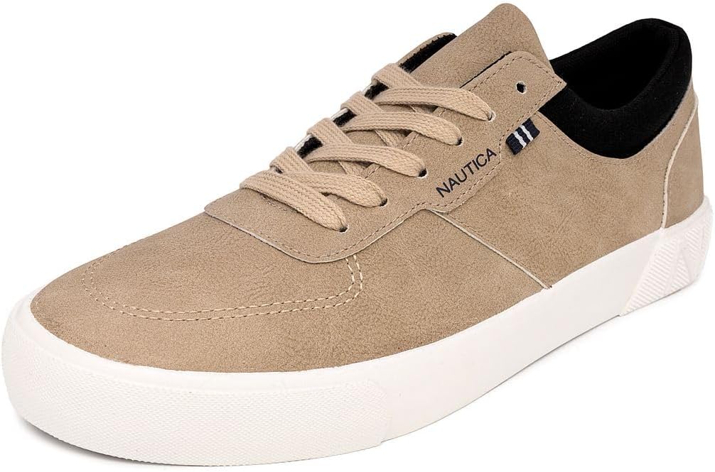 Nautica Men's Classic Lace-Up Boat Shoes Low Top Fashion Sneaker - Stylish and Comfortable Casual Shoe