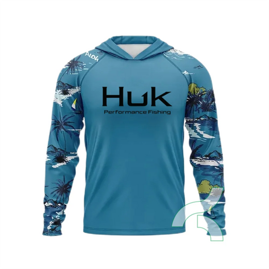 HUK Men’s UPF 50+ Fishing Hoodie &amp; T-Shirt