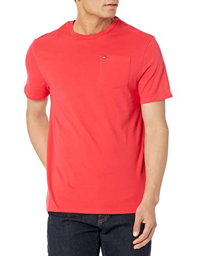 Tommy Hilfiger Men's Essential Short Sleeve Cotton Crewneck Pocket T-Shirt