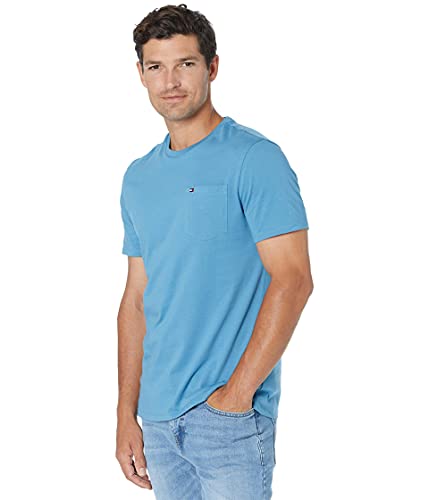 Tommy Hilfiger Men's Essential Short Sleeve Cotton Crewneck Pocket T-Shirt