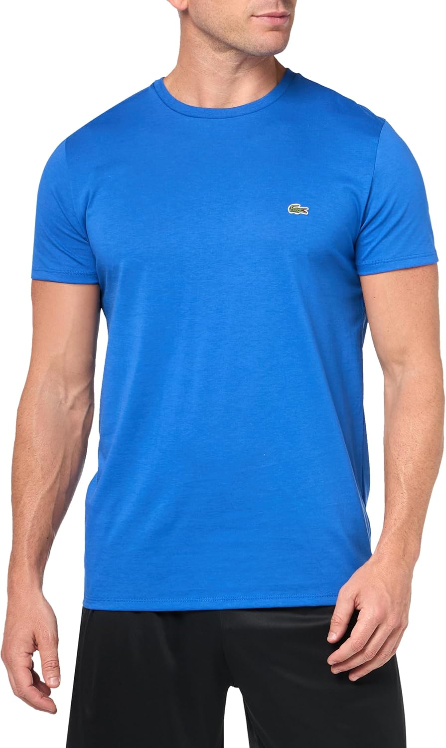 Lacoste Men's Short Sleeve Crew Neck Pima Cotton Jersey T-Shirt