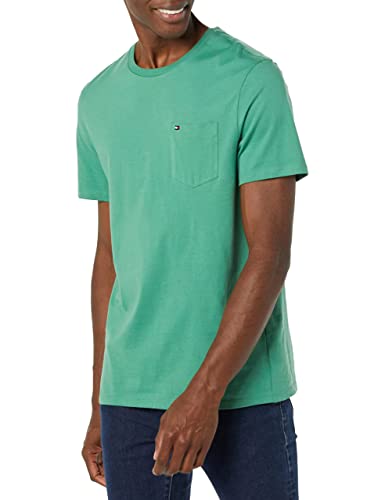 Tommy Hilfiger Men's Essential Short Sleeve Cotton Crewneck Pocket T-Shirt