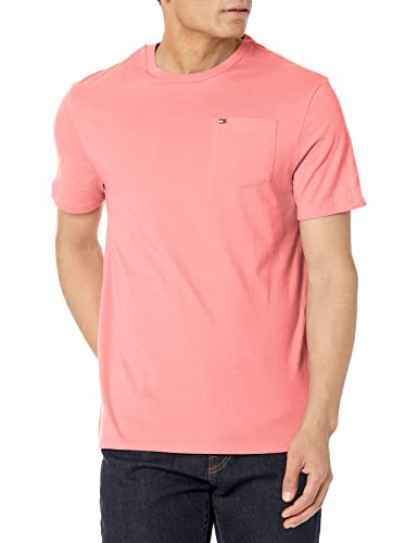 Tommy Hilfiger Men's Essential Short Sleeve Cotton Crewneck Pocket T-Shirt