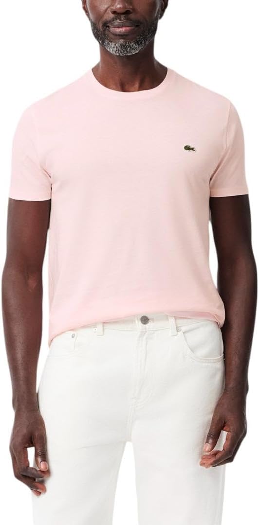 Lacoste Men's Short Sleeve Crew Neck Pima Cotton Jersey T-Shirt