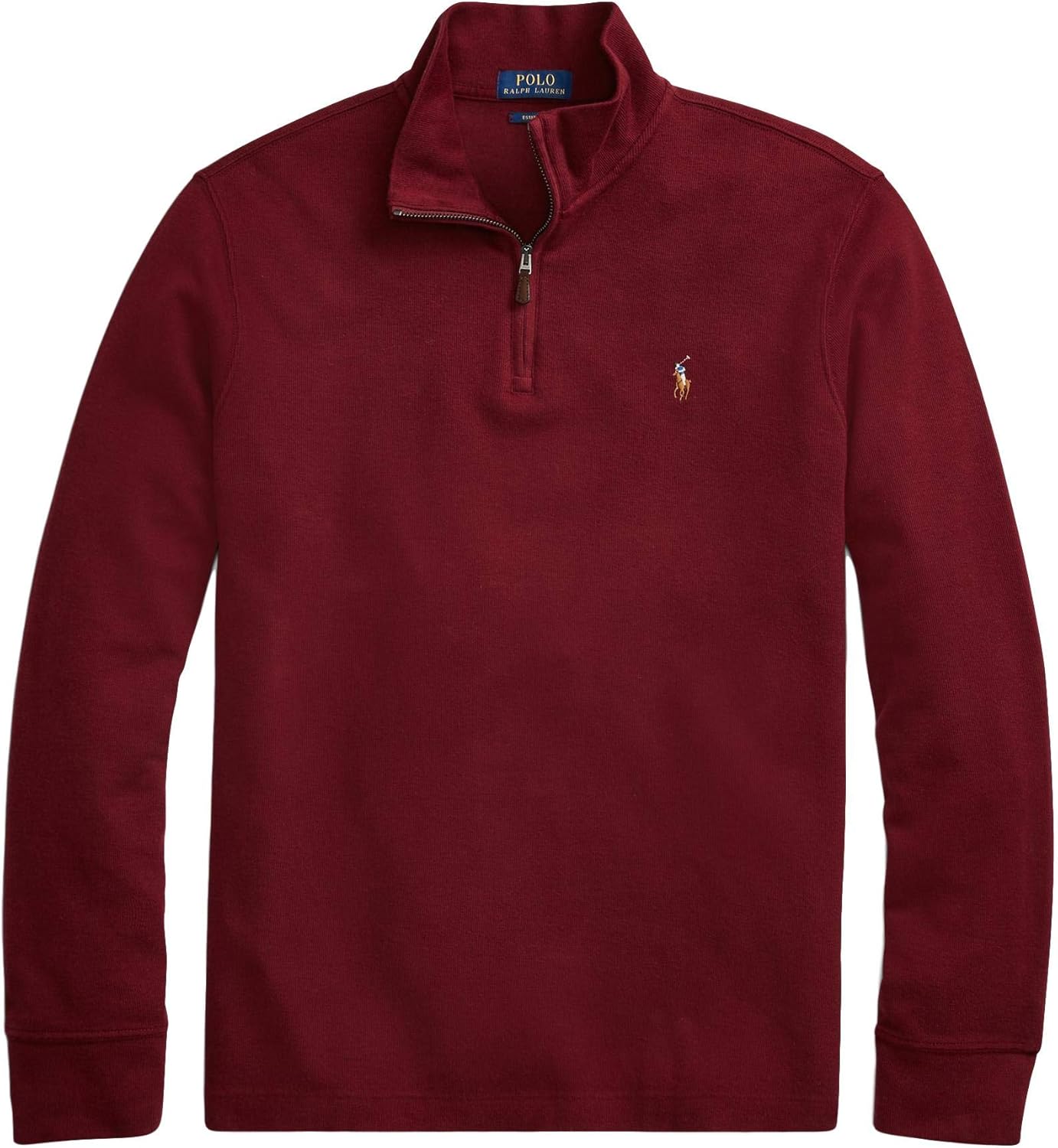 POLO RALPH LAUREN Men's Classic Estate-Rib Quarter-Zip Pullover Sweater