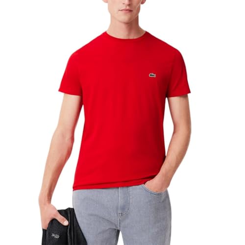 Lacoste Men's Short Sleeve Crew Neck Pima Cotton Jersey T-Shirt