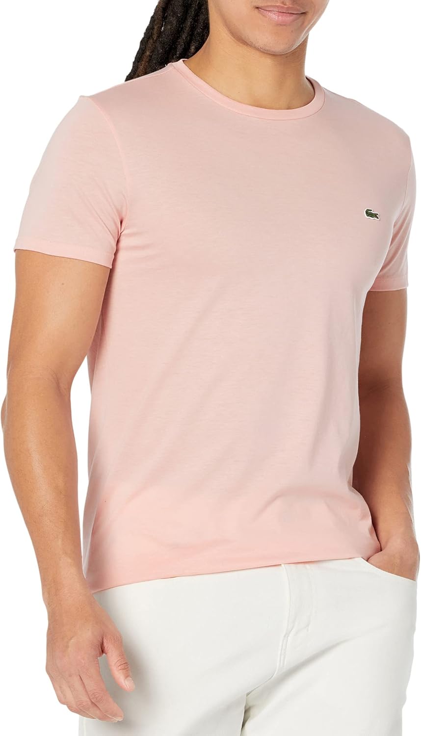 Lacoste Men's Short Sleeve Crew Neck Pima Cotton Jersey T-Shirt