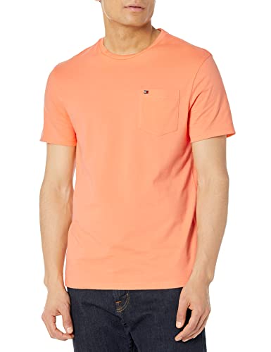 Tommy Hilfiger Men's Essential Short Sleeve Cotton Crewneck Pocket T-Shirt