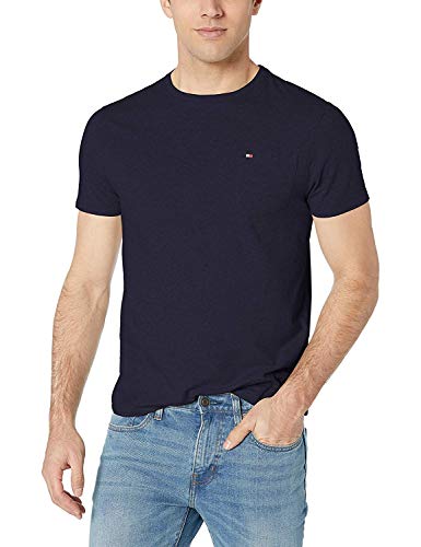 Tommy Hilfiger Men's Essential Short Sleeve Cotton Crewneck Pocket T-Shirt