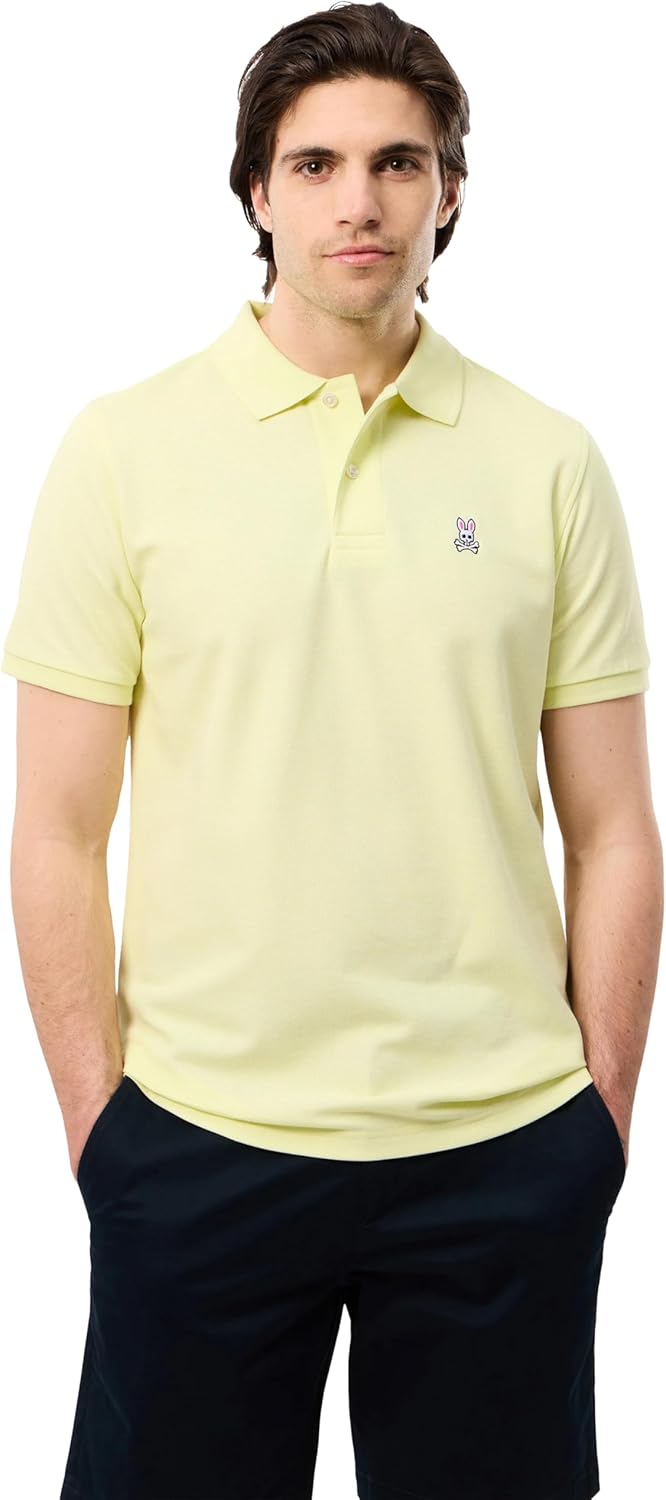 Psycho Bunny Men's The Classic Pique Polo Shirt