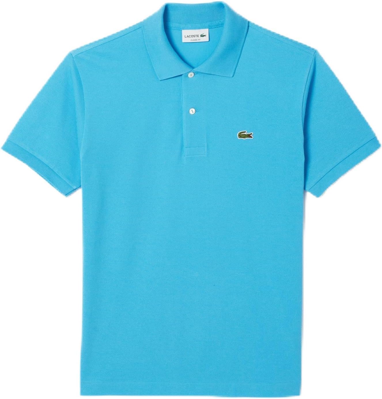 Lacoste Men's Short Sleeved Ribbed Collar Shirt