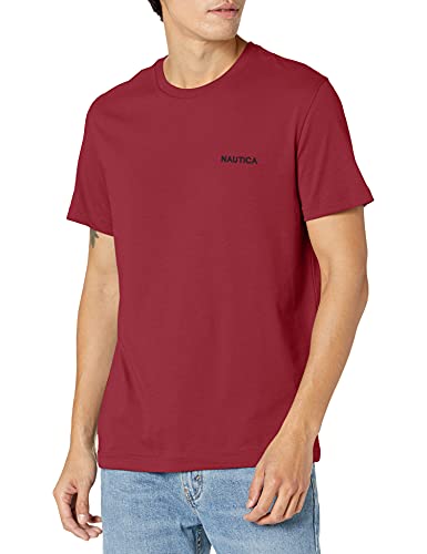 Nautica Men's Short Sleeve Solid Crew Neck T-Shirt