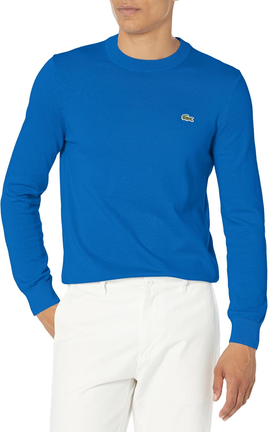 Lacoste Men's Long Sleeve Crew Neck Regular Fit Sweater