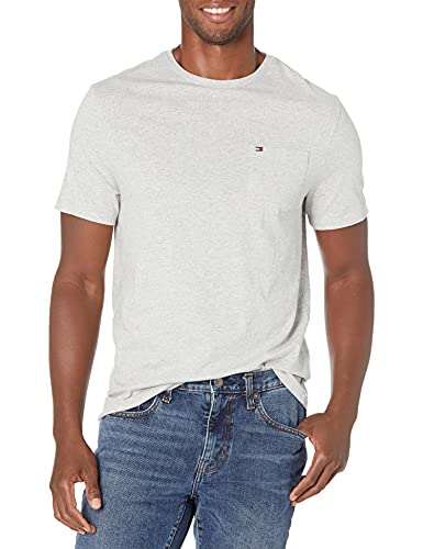 Tommy Hilfiger Men's Essential Short Sleeve Cotton Crewneck Pocket T-Shirt