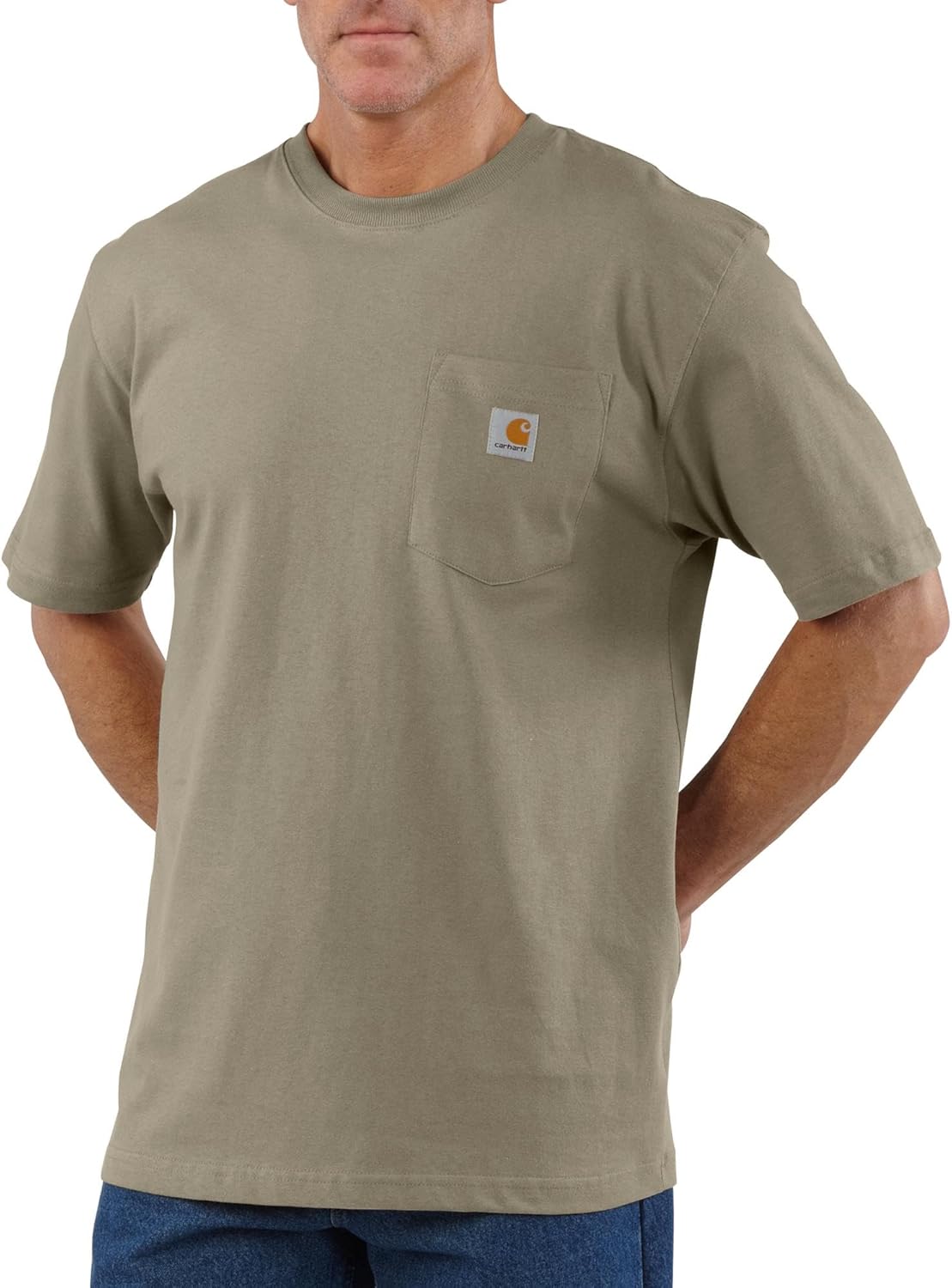 Carhartt Men's Loose Fit Heavyweight Short-Sleeve Pocket T-Shirt