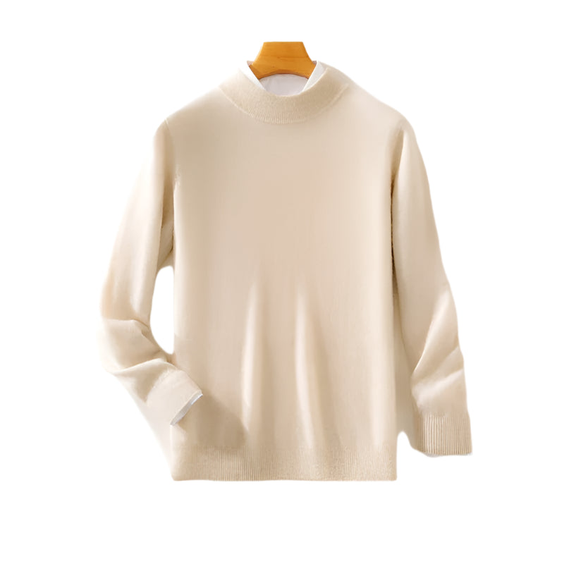 Classic Elegance Men's Half Turtleneck Pullover