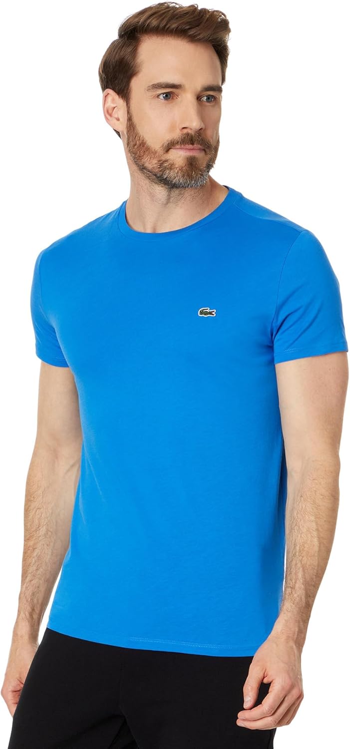 Lacoste Men's Short Sleeve Crew Neck Pima Cotton Jersey T-Shirt