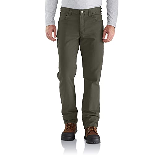 Carhartt Men's Rugged Flex Relaxed Fit Canvas 5Pocket Work Pant