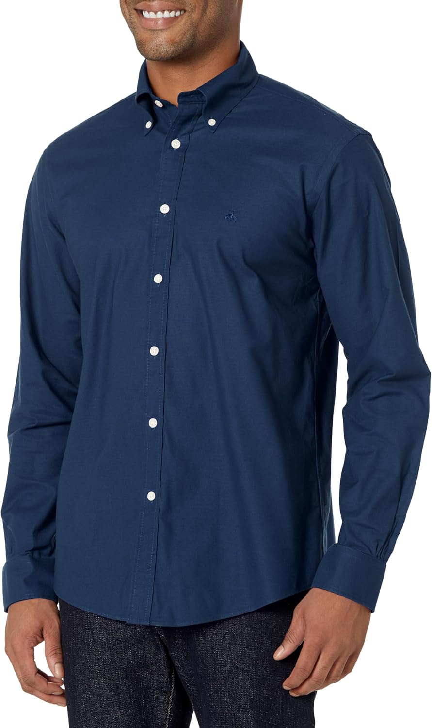 Brooks Brothers Men's Non-Iron Long Sleeve Button Down Sport Shirt