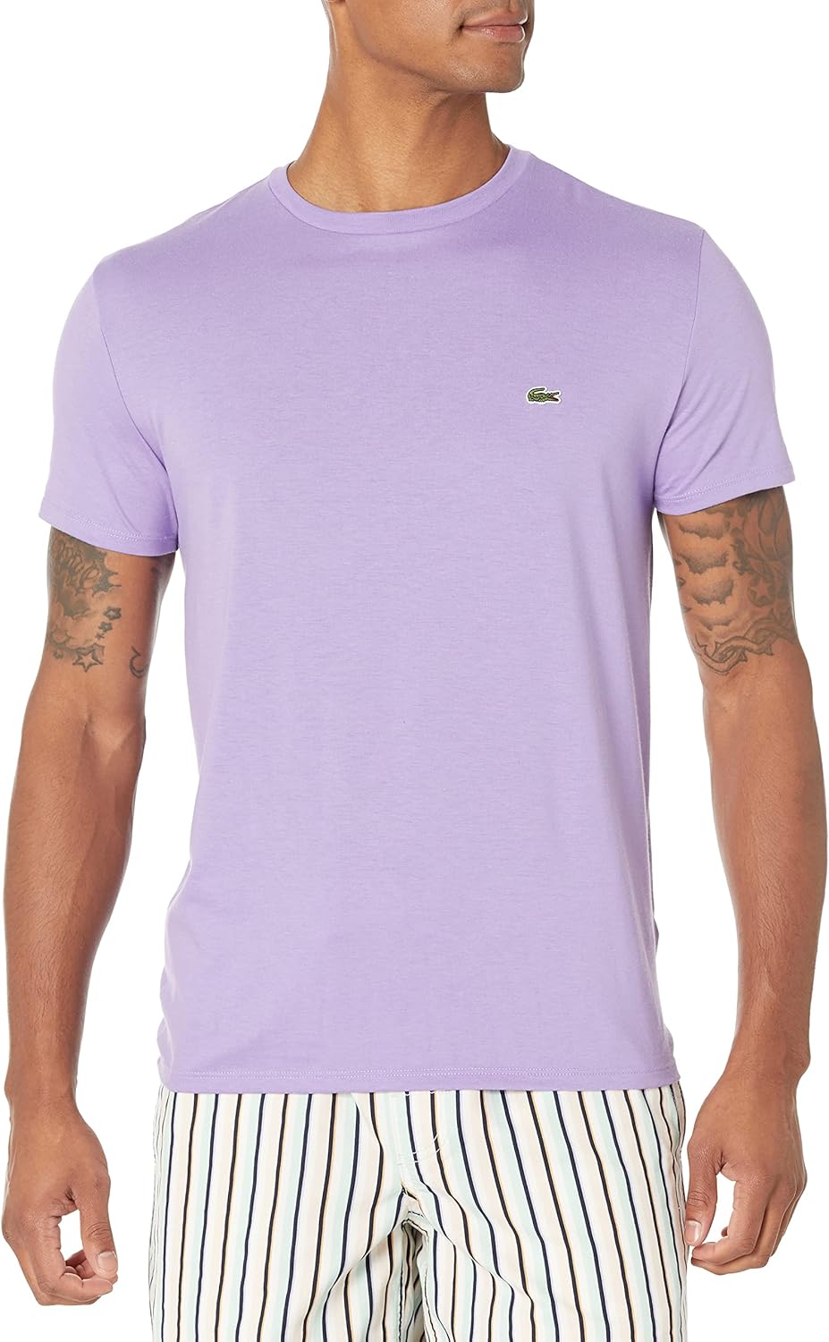 Lacoste Men's Short Sleeve Crew Neck Pima Cotton Jersey T-Shirt