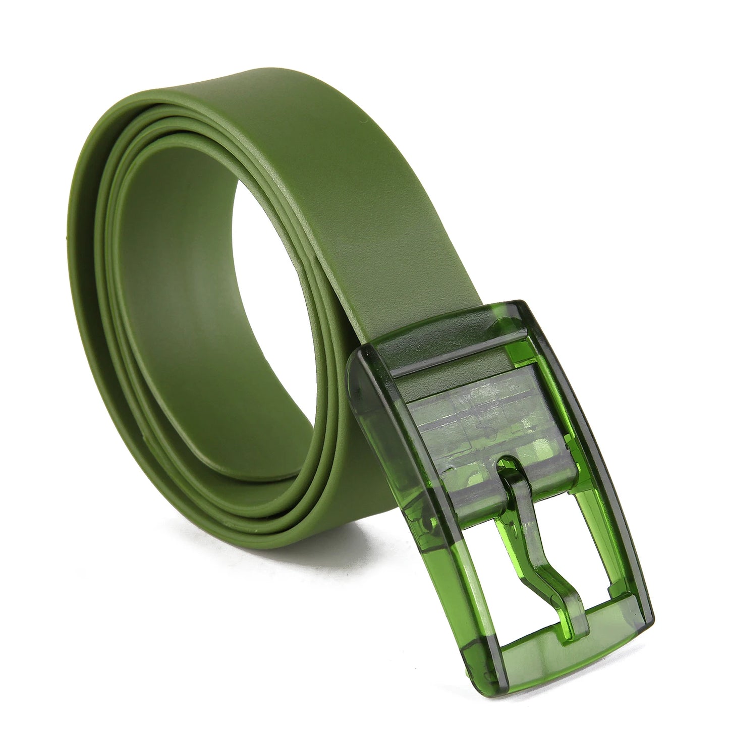 Fairway Flex™ Adjustable Rubber Golf Belt – Waterproof, Allergy-Free Cut-to-Fit Fashion Belt