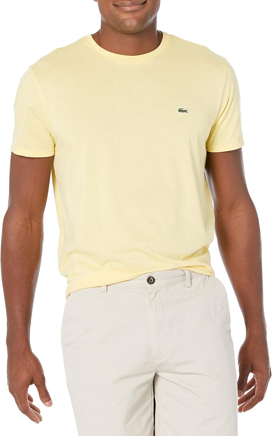 Lacoste Men's Short Sleeve Crew Neck Pima Cotton Jersey T-Shirt