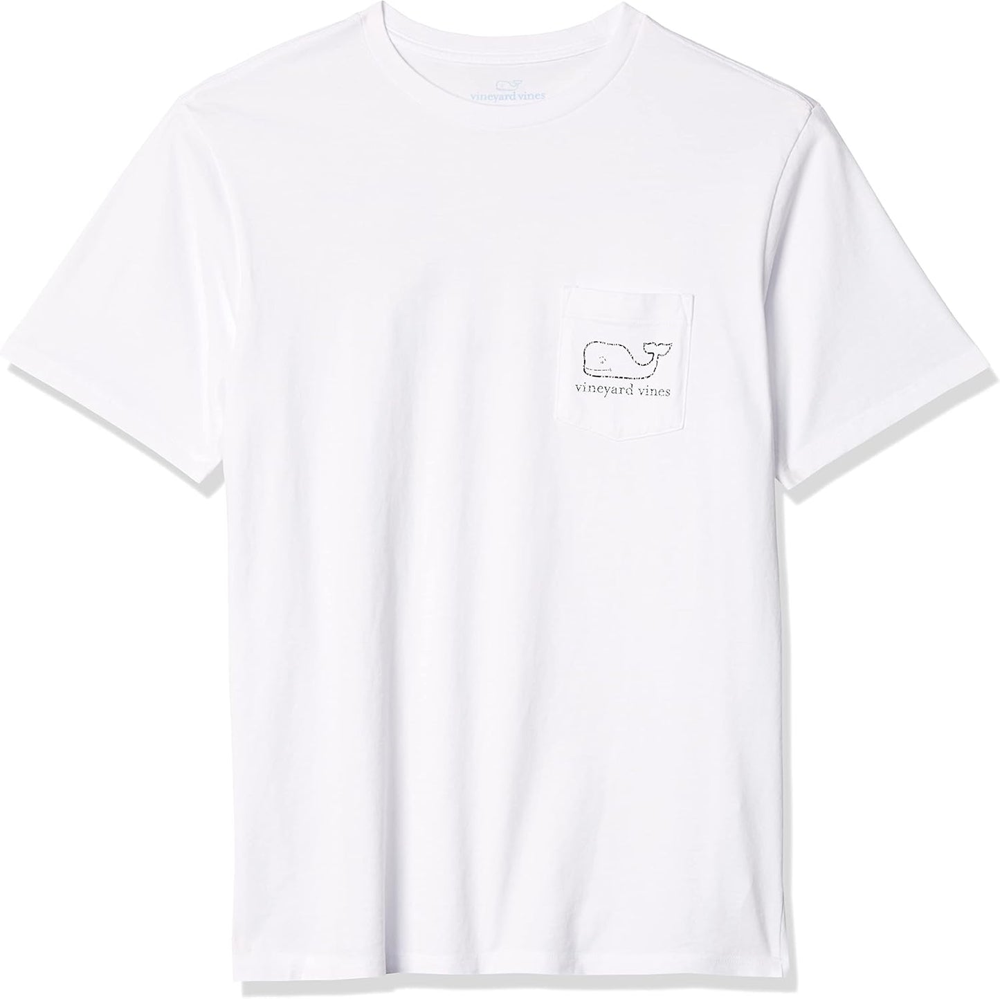 vineyard vines Men's Short-Sleeve Vintage Whale Pocket Tee