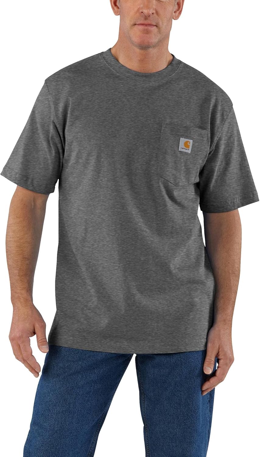 Carhartt Men's Loose Fit Heavyweight Short-Sleeve Pocket T-Shirt