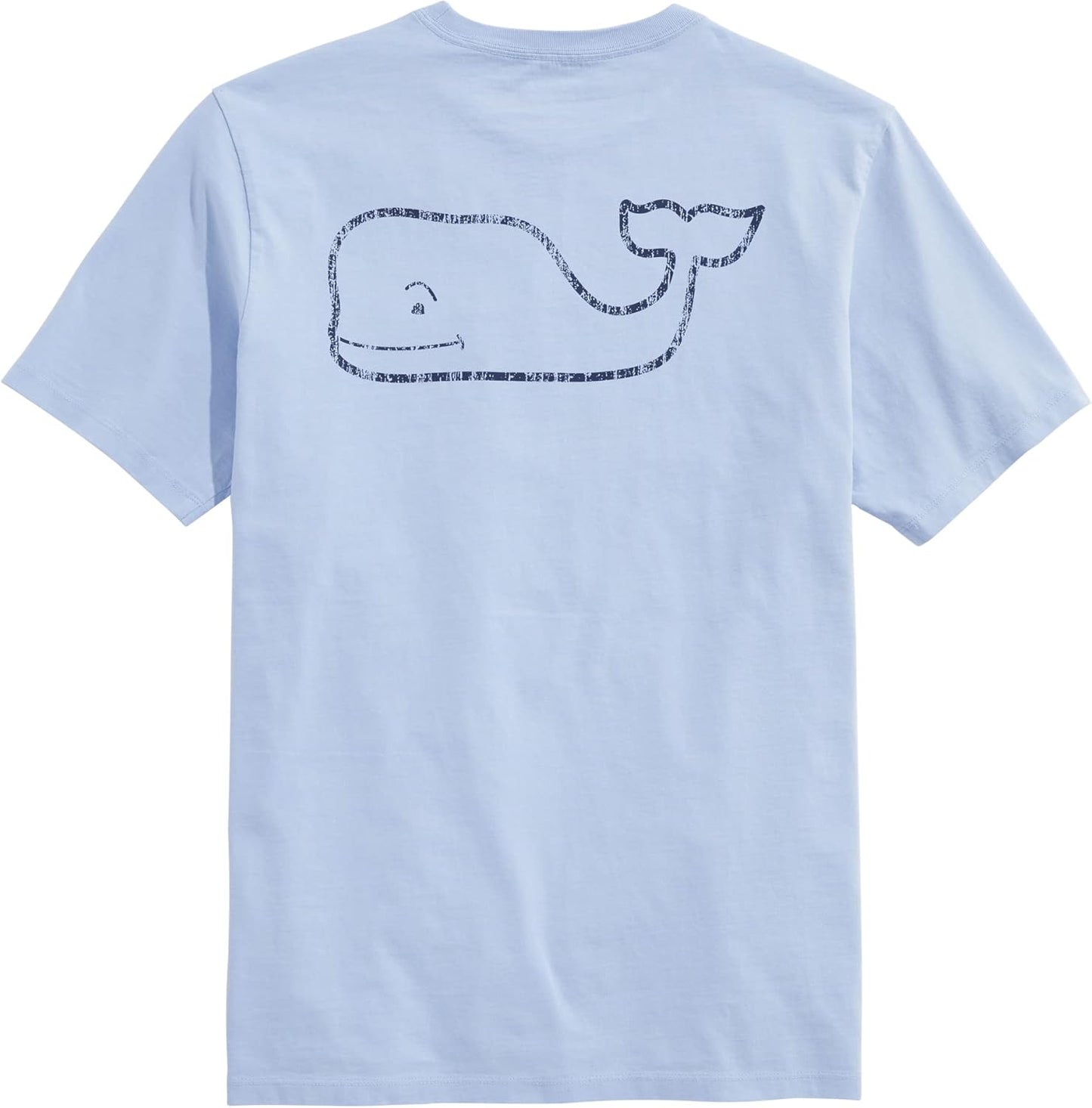 vineyard vines Men's Short-Sleeve Vintage Whale Pocket Tee