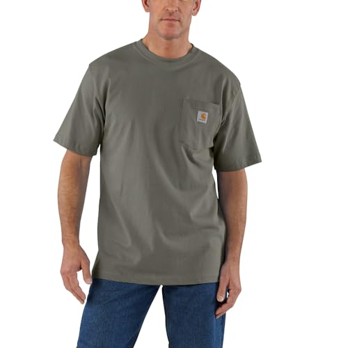 Carhartt Men's Loose Fit Heavyweight Short-Sleeve Pocket T-Shirt