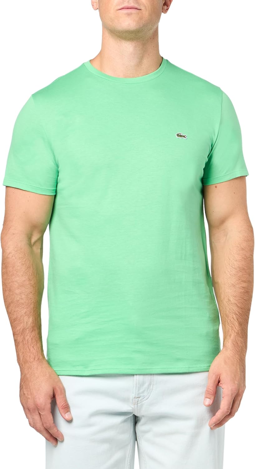 Lacoste Men's Short Sleeve Crew Neck Pima Cotton Jersey T-Shirt