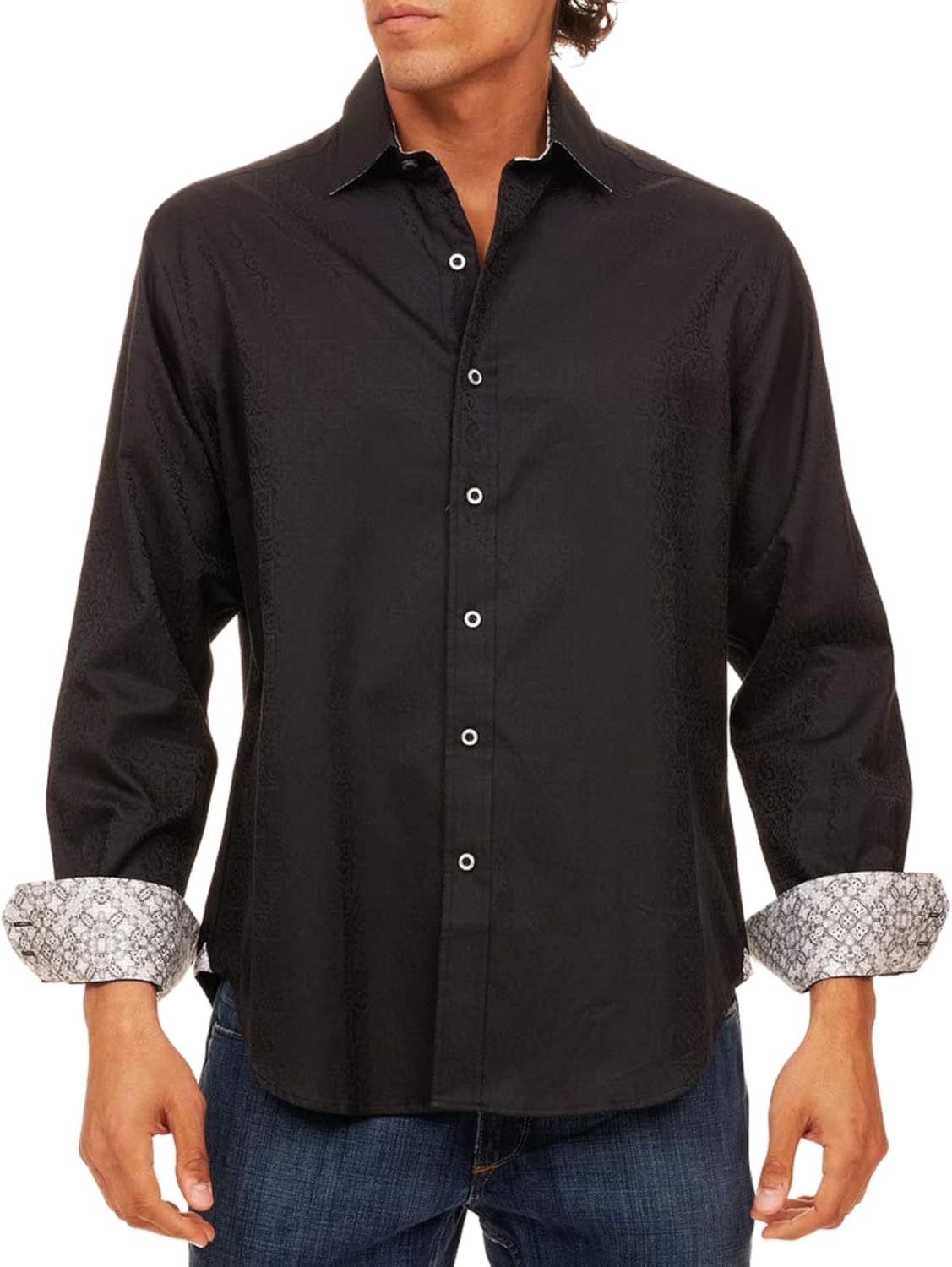 Robert Graham Men’s Windsor Long-Sleeve Shirt, Button-Up Shirt for Men