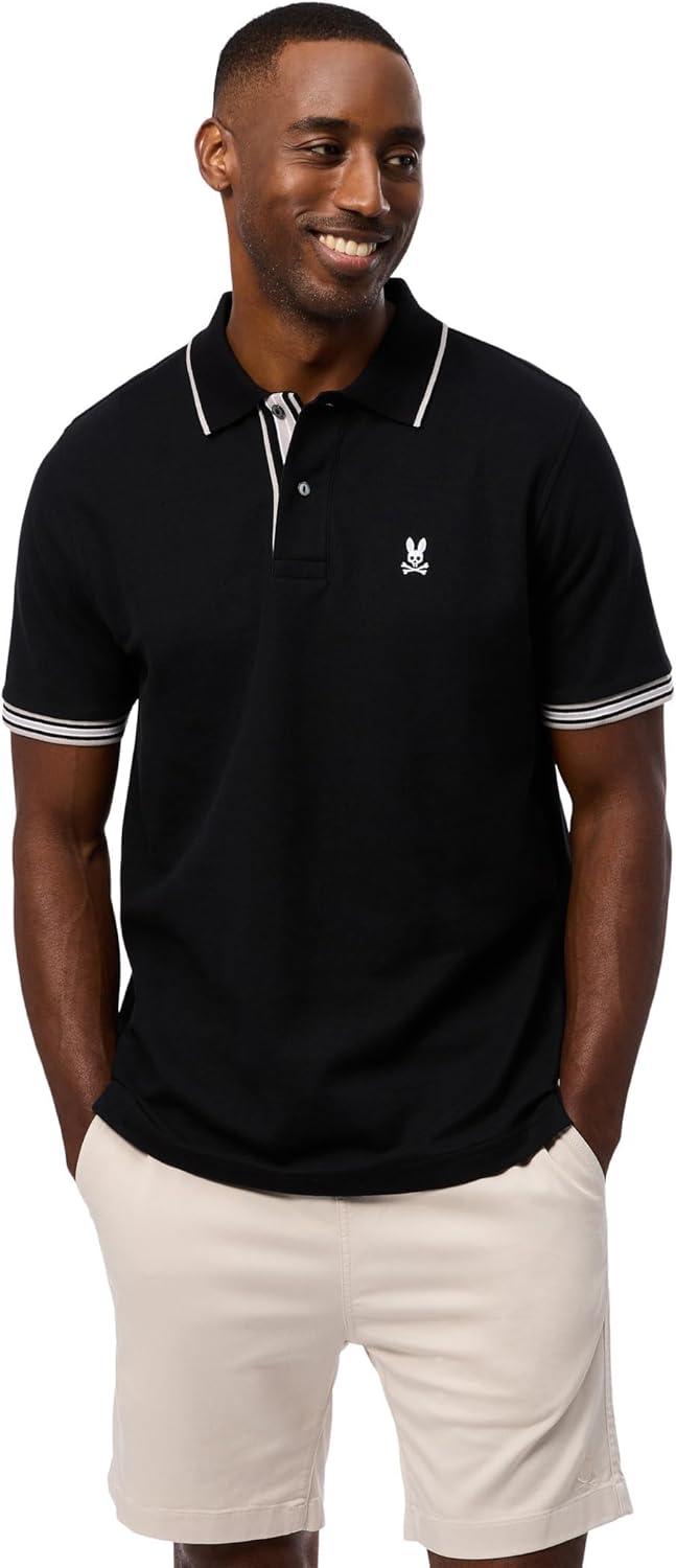 Psycho Bunny Men's Cambridge Pique Polo