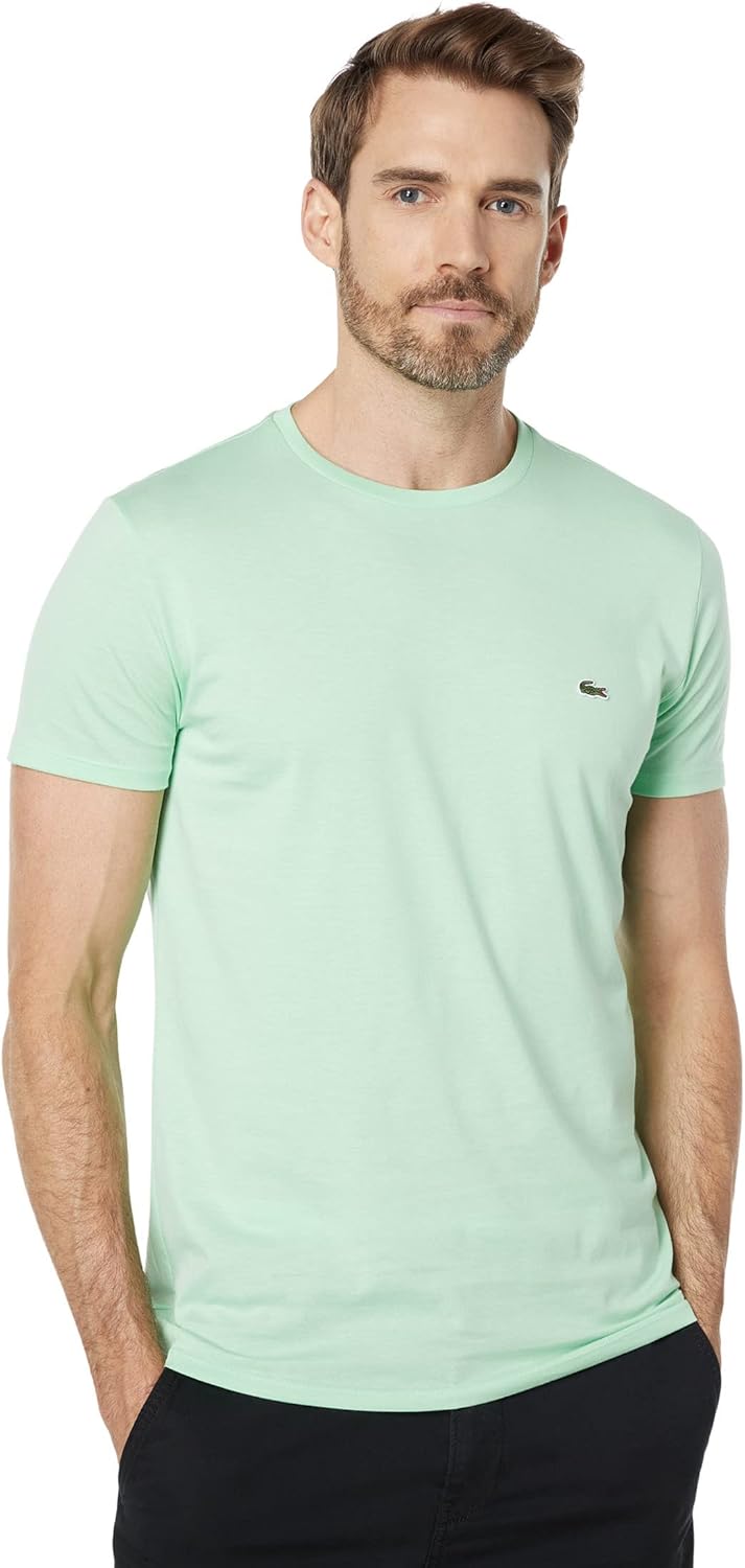 Lacoste Men's Short Sleeve Crew Neck Pima Cotton Jersey T-Shirt